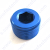 INTERNAL PIPE PLUG (ALUMINUM) AVIALIBLE IN DIFFERENT SIZE'S AND THEY ARE BLUE IN COLOR.